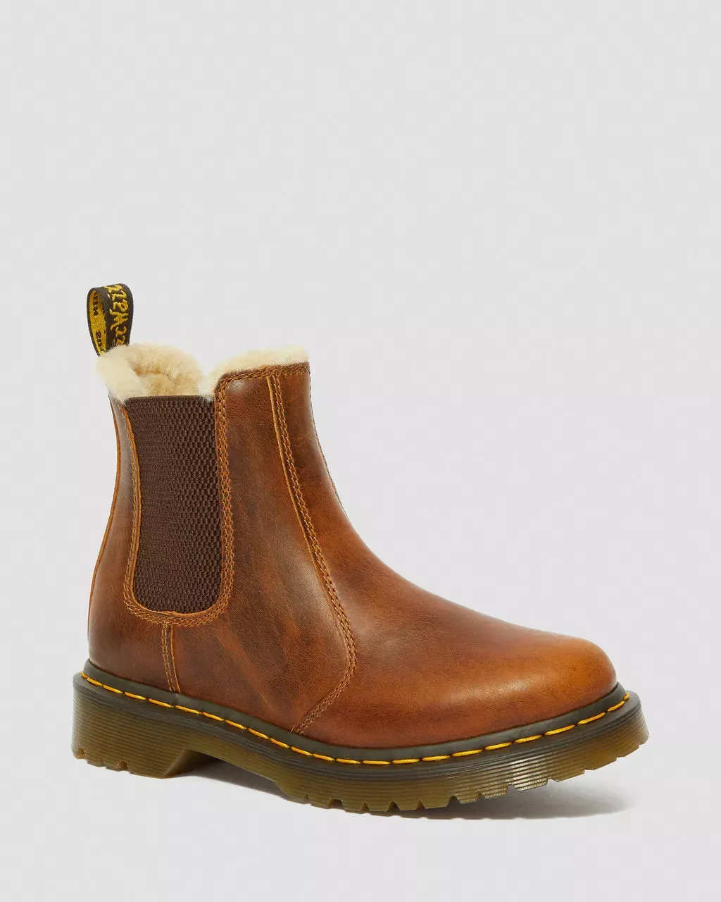 2976 Leonore Faux Fur Lined Chelsea Boots - Butterscotch Orleans