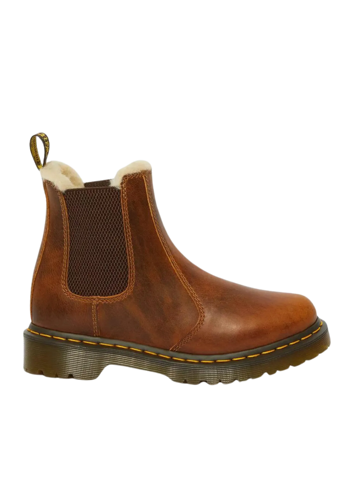 2976 Leonore Faux Fur Lined Chelsea Boots - Butterscotch Orleans