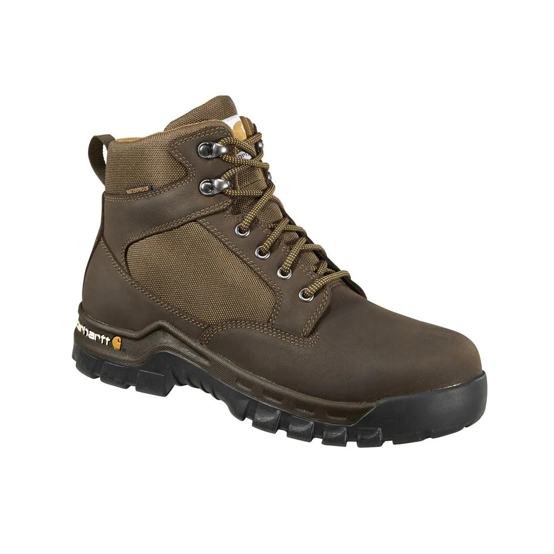 6" Rugged Flex Waterproof Steel Toe Work Boot Dark Brown