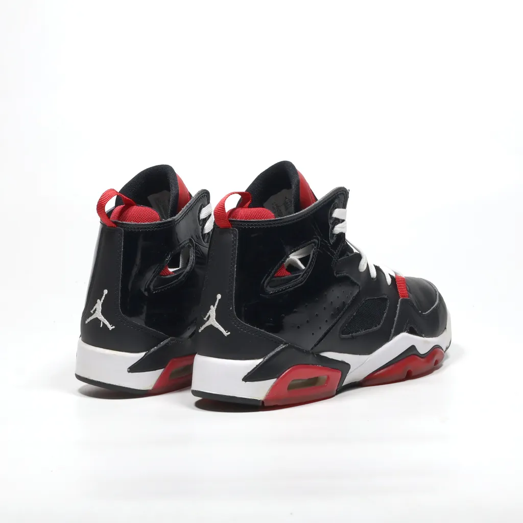 Air Jordan Flight Club '91 High-Top Sneakers Leather Black Color For Women