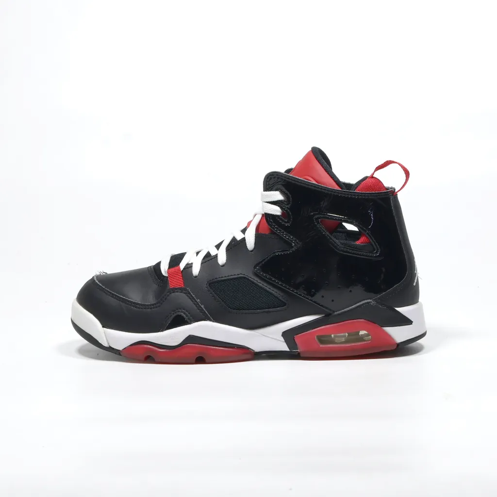 Air Jordan Flight Club '91 High-Top Sneakers Leather Black Color For Women