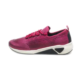 Aldo Low-Top Sneakers Leather Red Colour For Women