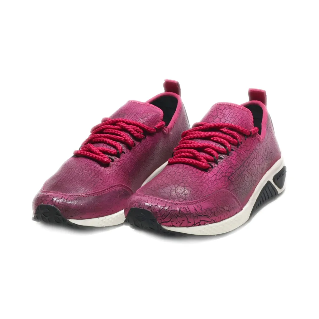 Aldo Low-Top Sneakers Leather Red Colour For Women