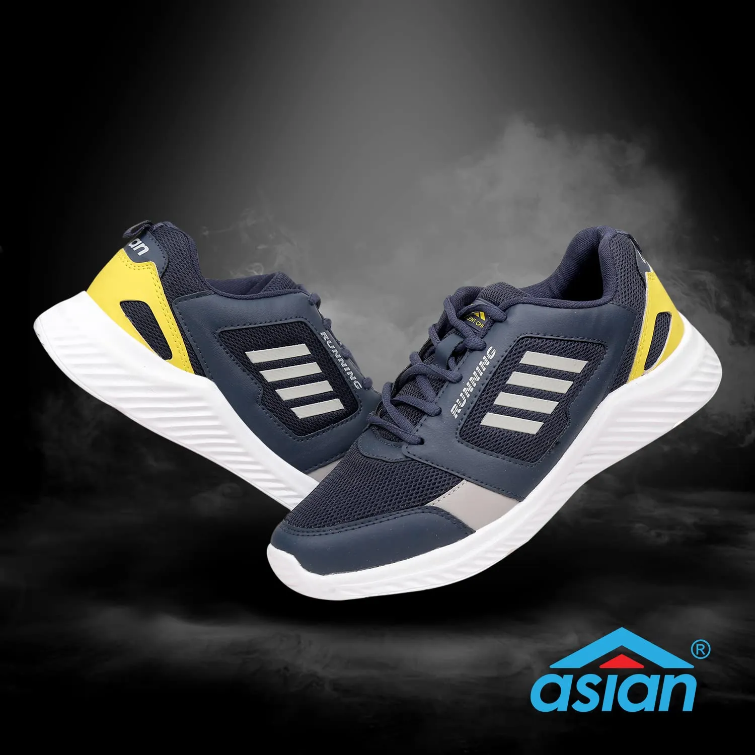 ASIAN Wonder-13 Pro Running, Walking, Gym Lightweight Eva Sole with Extra Jump Sneaker Shoes for Men & Boys 12 UK