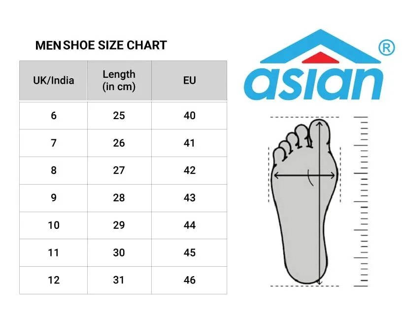 ASIAN Wonder-13 Pro Running, Walking, Gym Lightweight Eva Sole with Extra Jump Sneaker Shoes for Men & Boys 12 UK