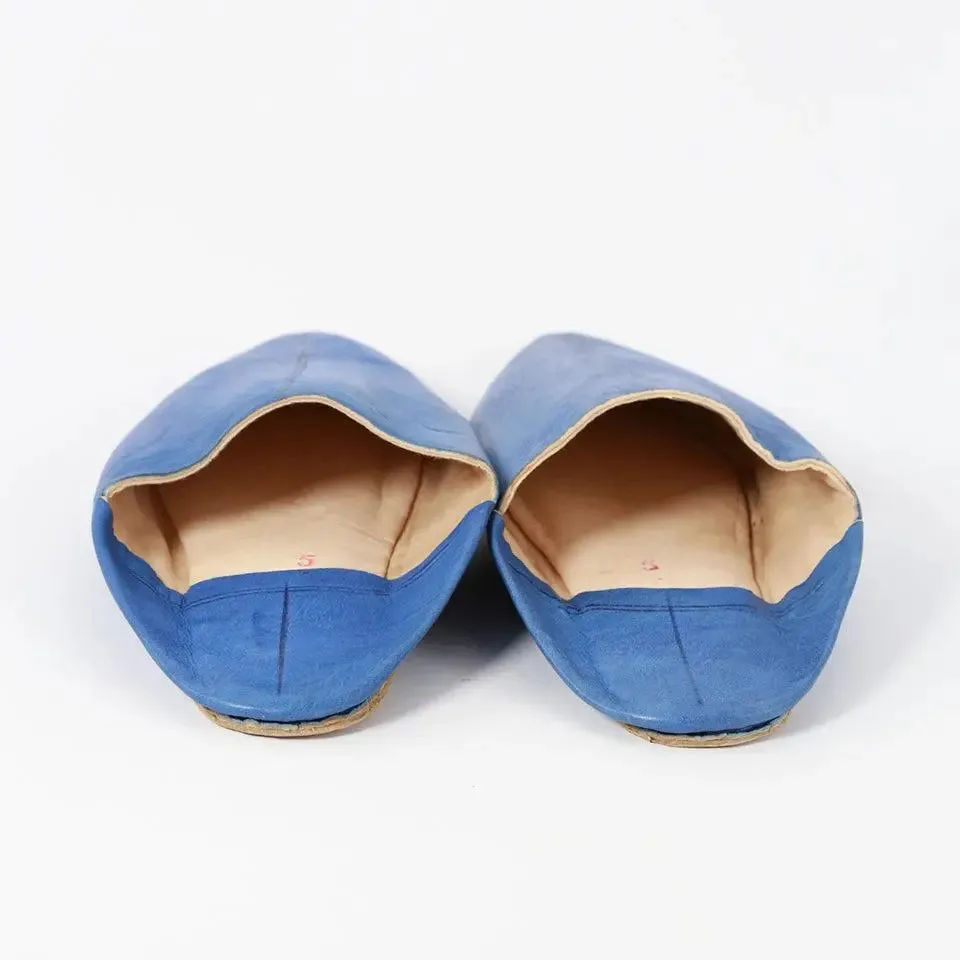 Azurea Unisex Leather Slippers