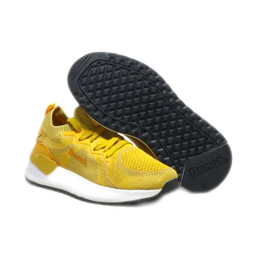 Bench. Sneakers Fabric Yellow Colour For Kids