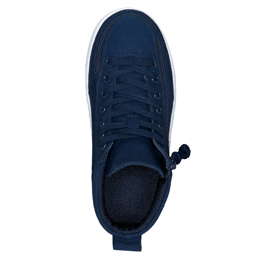 Billy Classic | Navy Kids High Tops Sneakers (Wide)