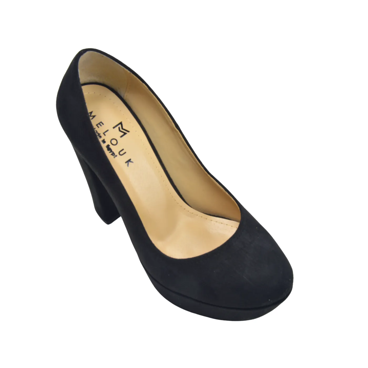 Black Suede Elegant High Heels Shoe