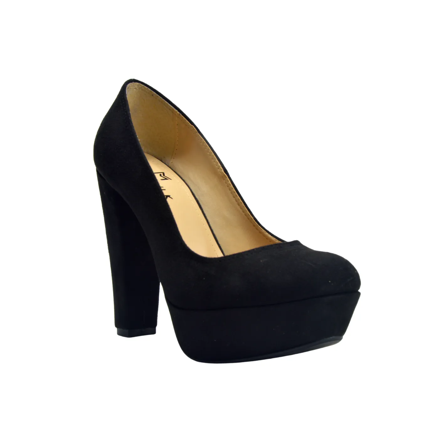 Black Suede Elegant High Heels Shoe