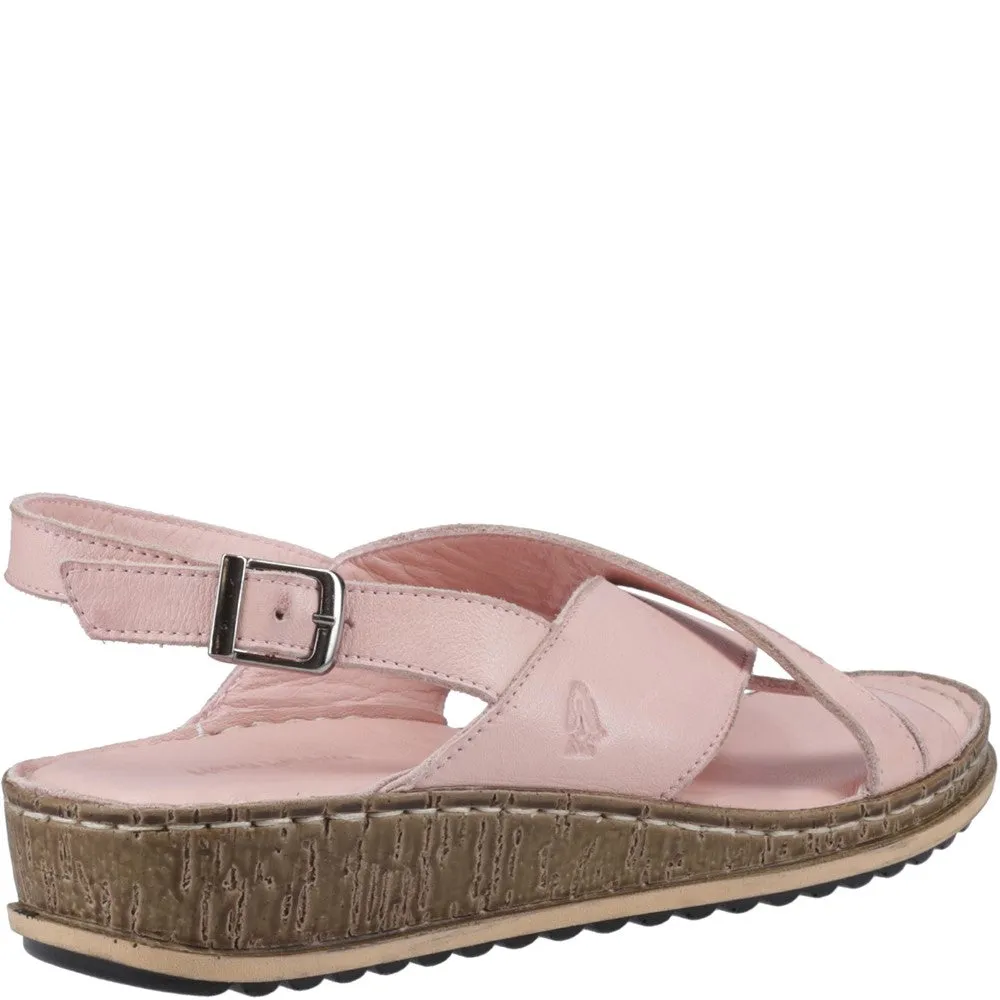 Blush Elena Crossover Wedges