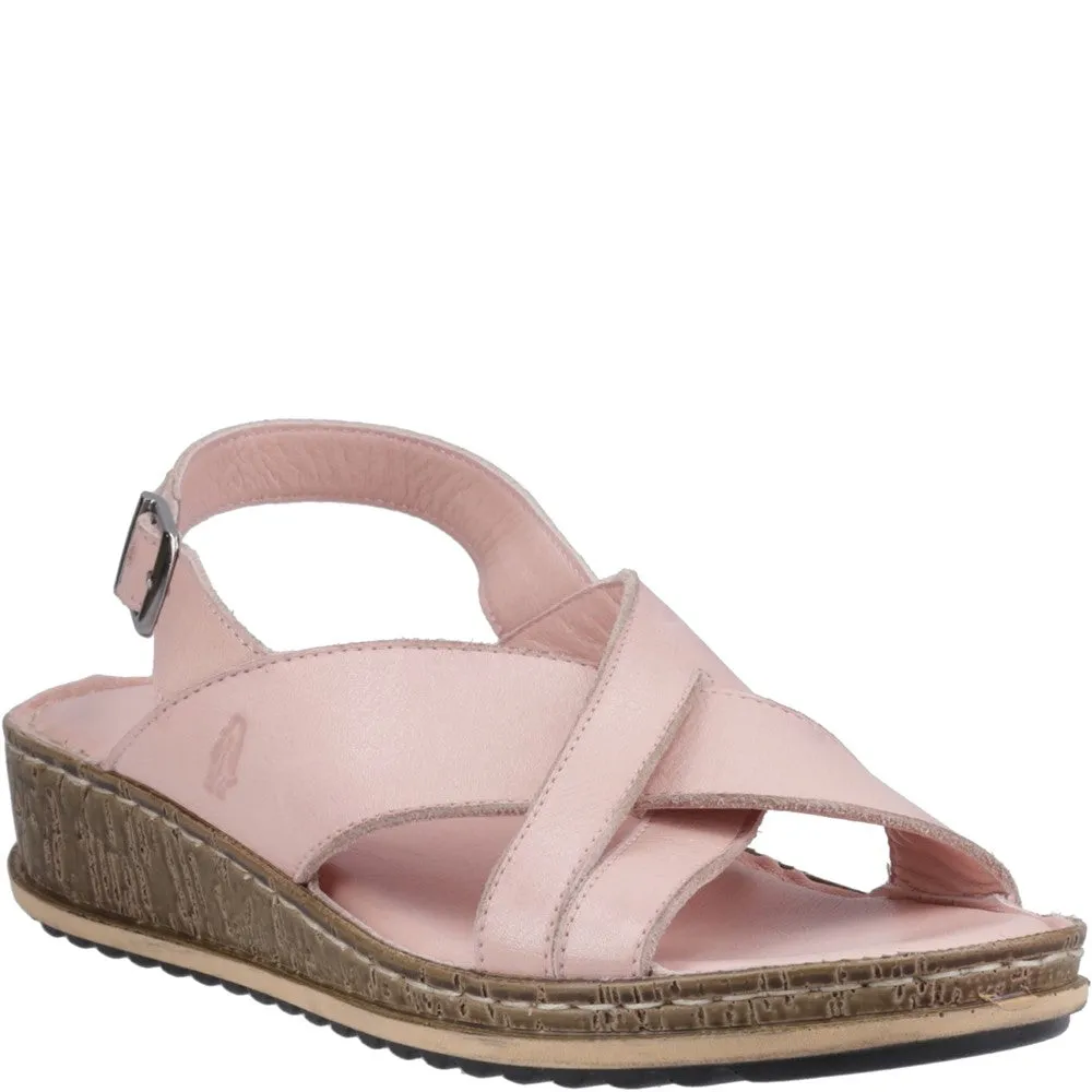 Blush Elena Crossover Wedges