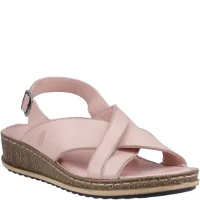 Blush Elena Crossover Wedges
