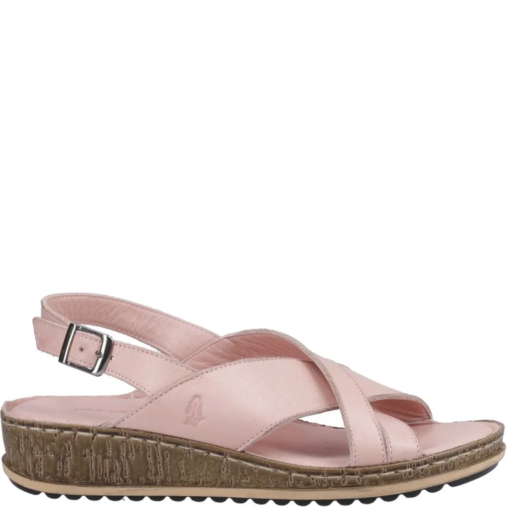 Blush Elena Crossover Wedges