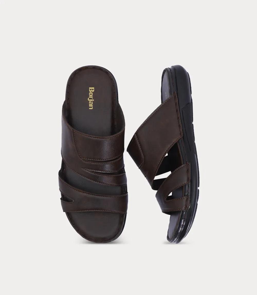 BM6875-ESPRESSO-Men Slipper