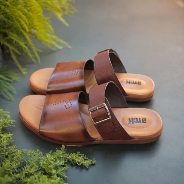 Brown Summers formal Slippers for men