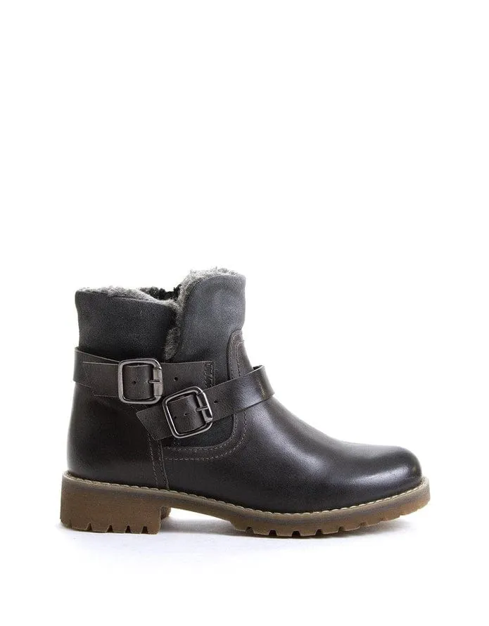 Bulle Women's Catser Zip Winter Boots- Grey