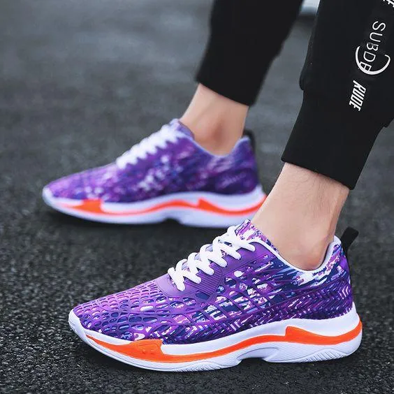 Camouflage Mesh Men's Running Shoes