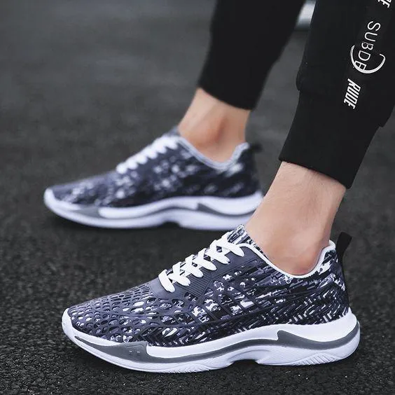 Camouflage Mesh Men's Running Shoes