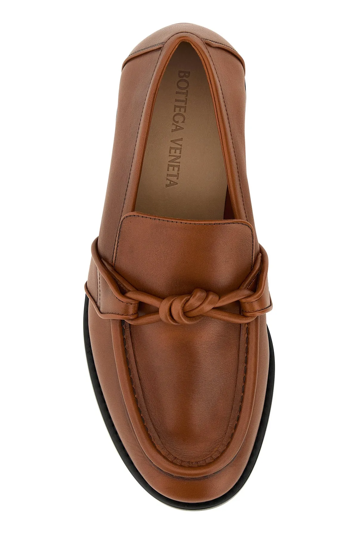 Caramel leather Astaire loafers