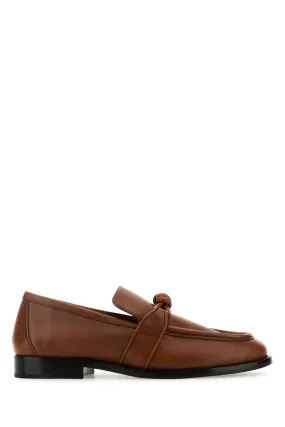 Caramel leather Astaire loafers