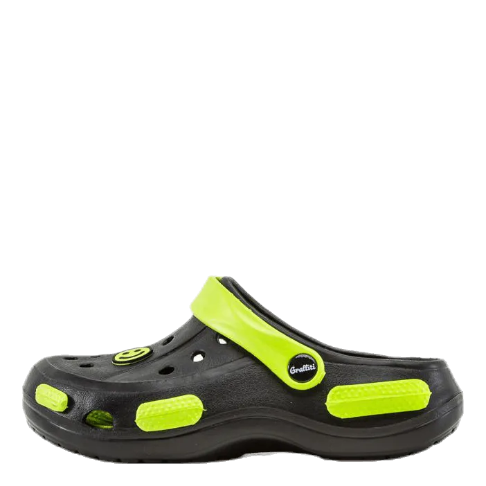 Cloxie Kids Lightweight Sandal Green/Black