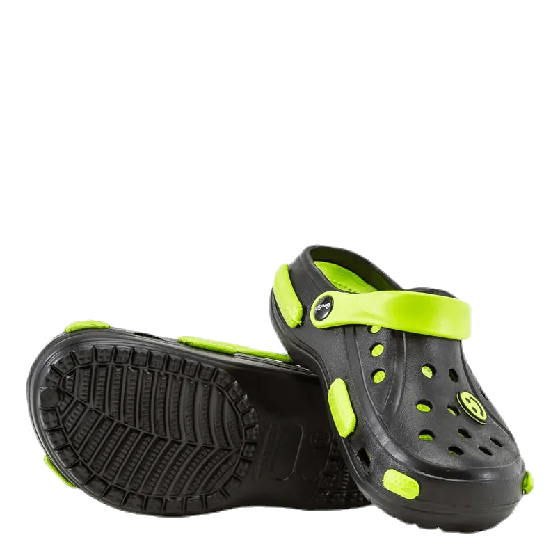Cloxie Kids Lightweight Sandal Green/Black