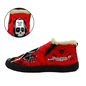 Custom business gifts, Memorable Employee Gifts Personalized?Warm-Fur?Ghost Boots,?Custom?Skull? , Bat Pumpkin Boots,?Halloween?Gift,1929-23023001-001