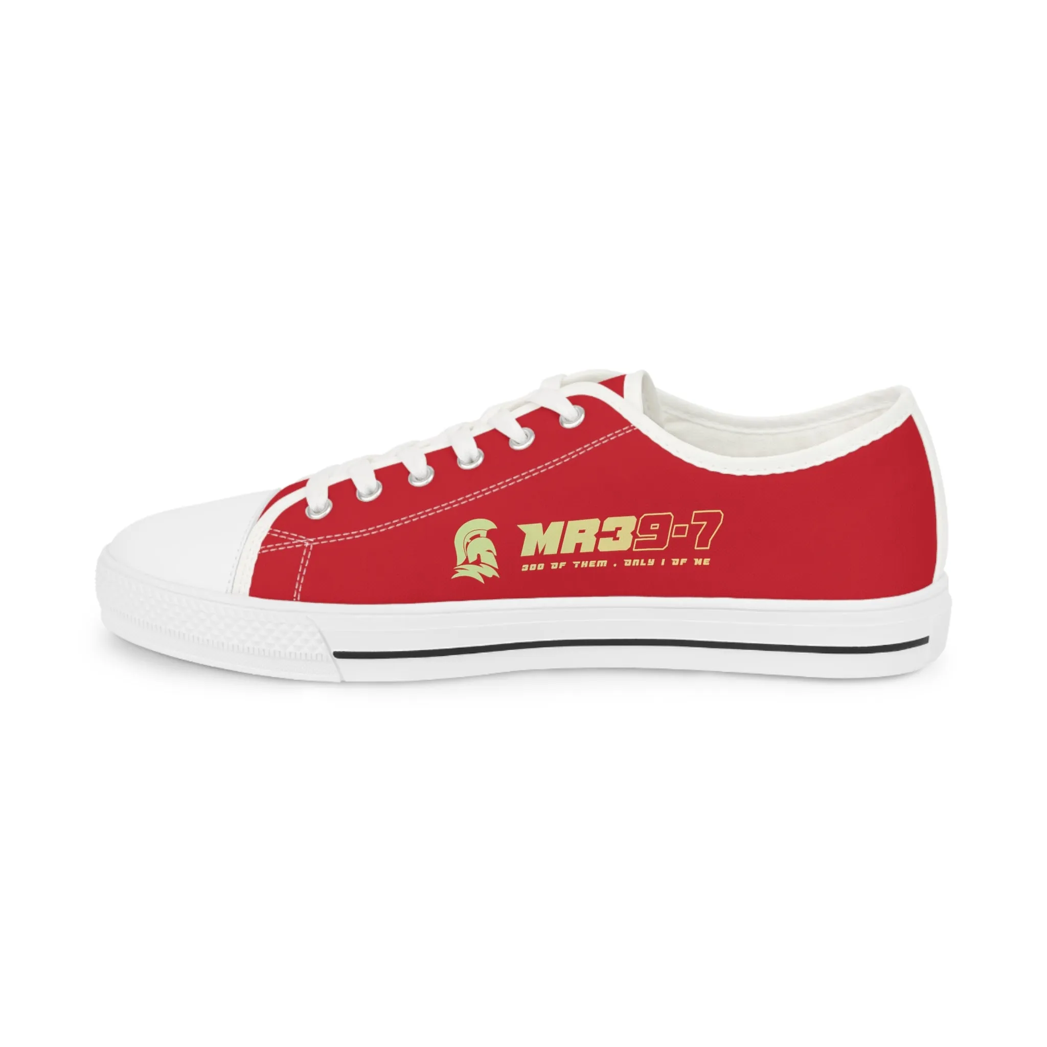 Dark Red MR39S Men's Low Top Sneakers