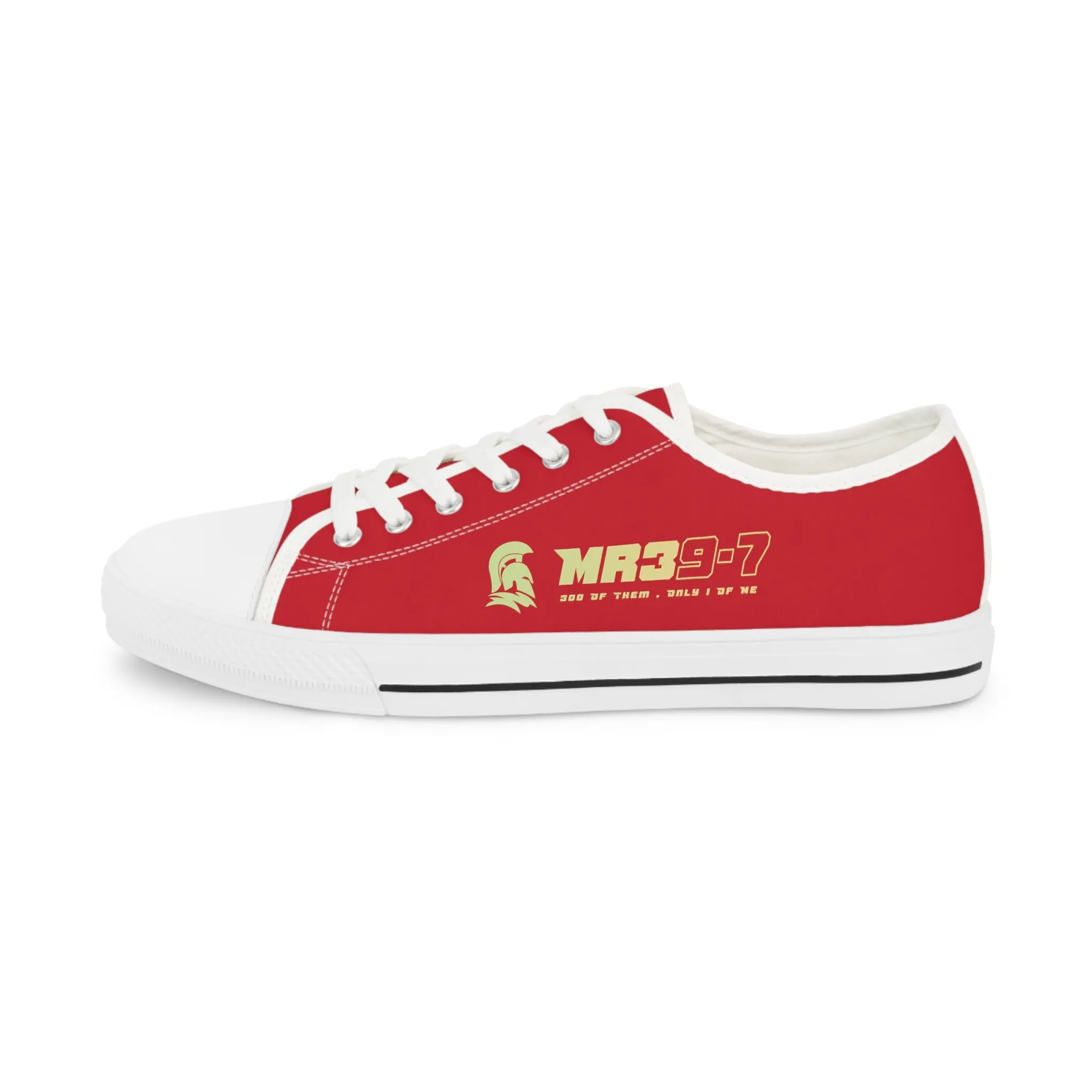 Dark Red MR39S Men's Low Top Sneakers