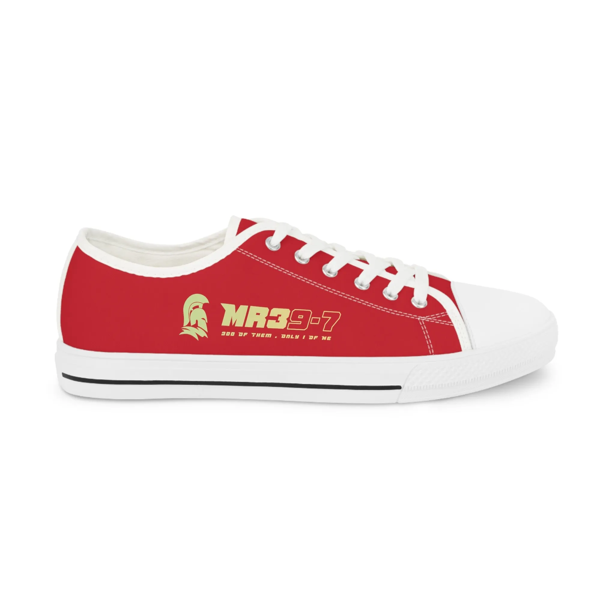 Dark Red MR39S Men's Low Top Sneakers