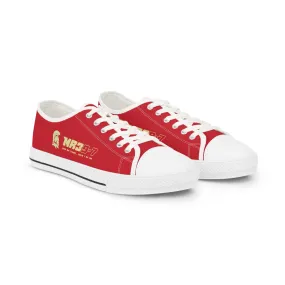 Dark Red MR39S Men's Low Top Sneakers