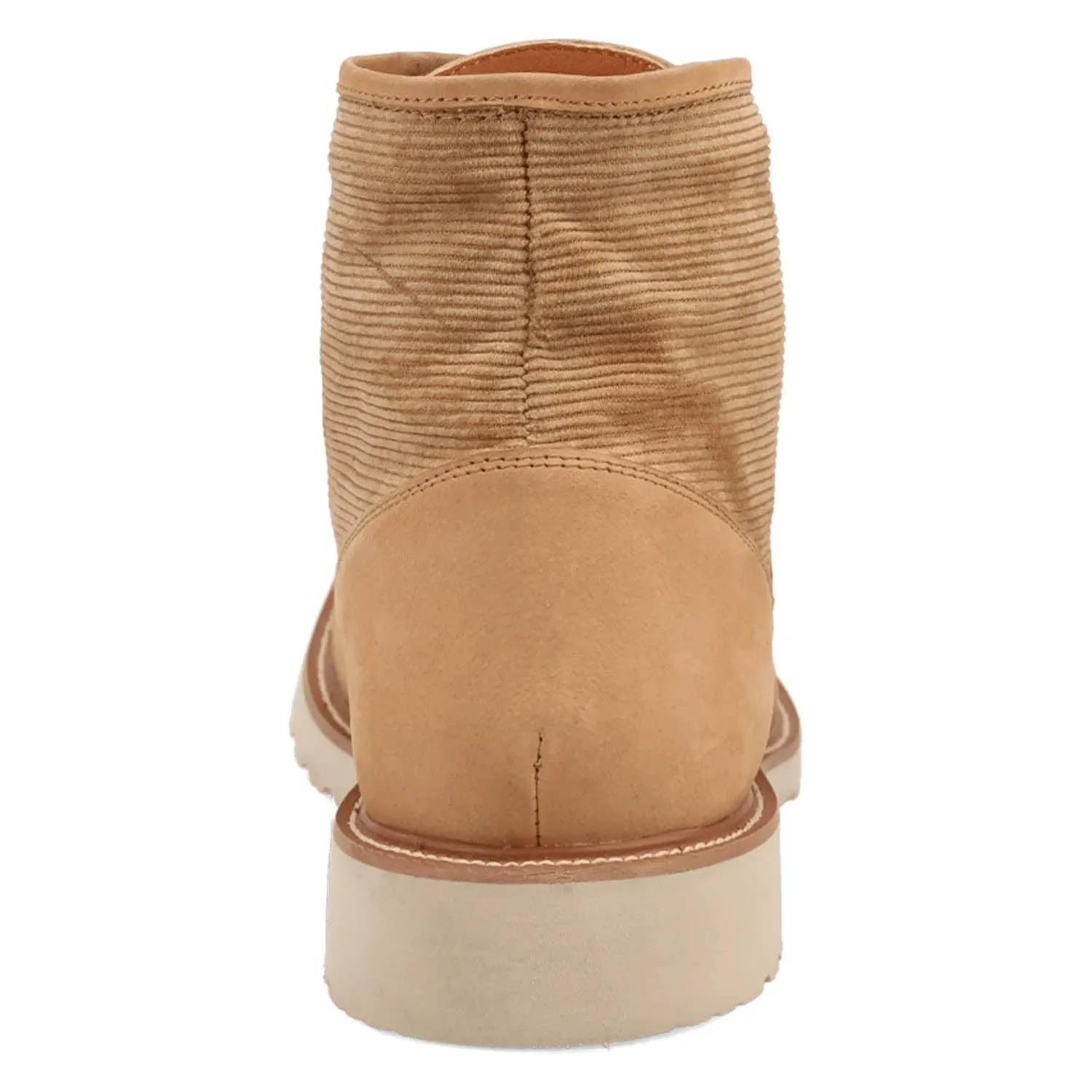 Dingo Mens Carlsbad Natural Leather Ankle Boots