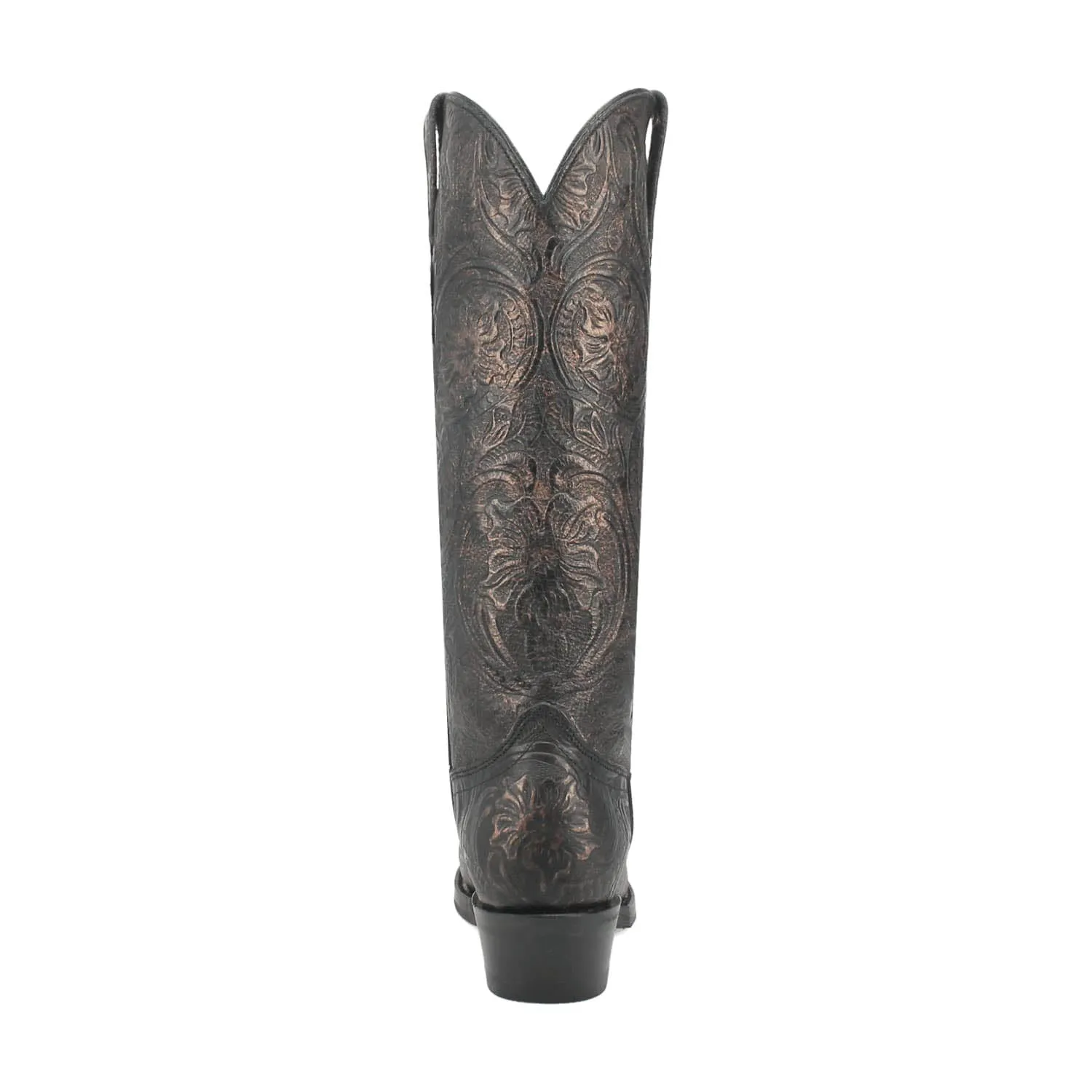 Dingo Womens Bellona Black Leather Cowboy Boots 8 M