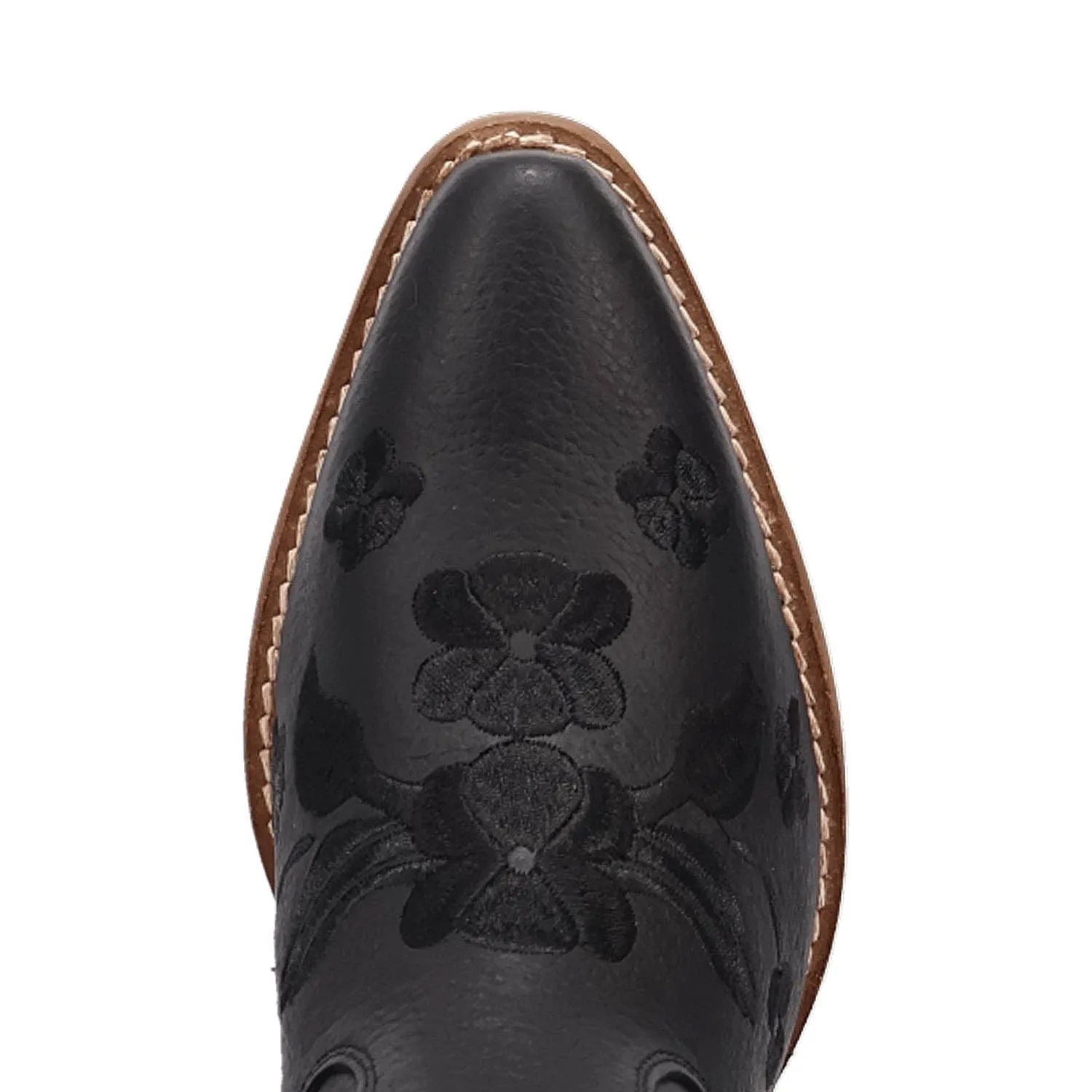 Dingo Womens Love Bug Black Leather Cowboy Boots