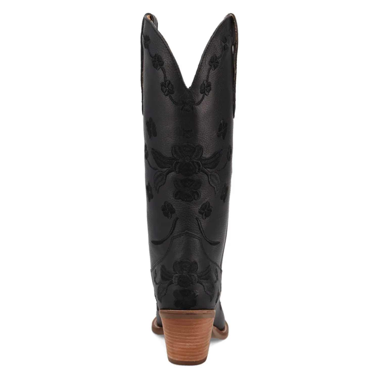 Dingo Womens Love Bug Black Leather Cowboy Boots