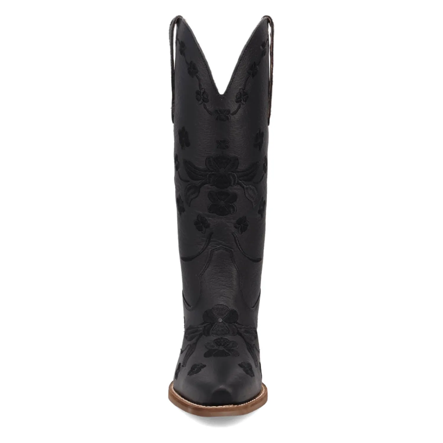 Dingo Womens Love Bug Black Leather Cowboy Boots