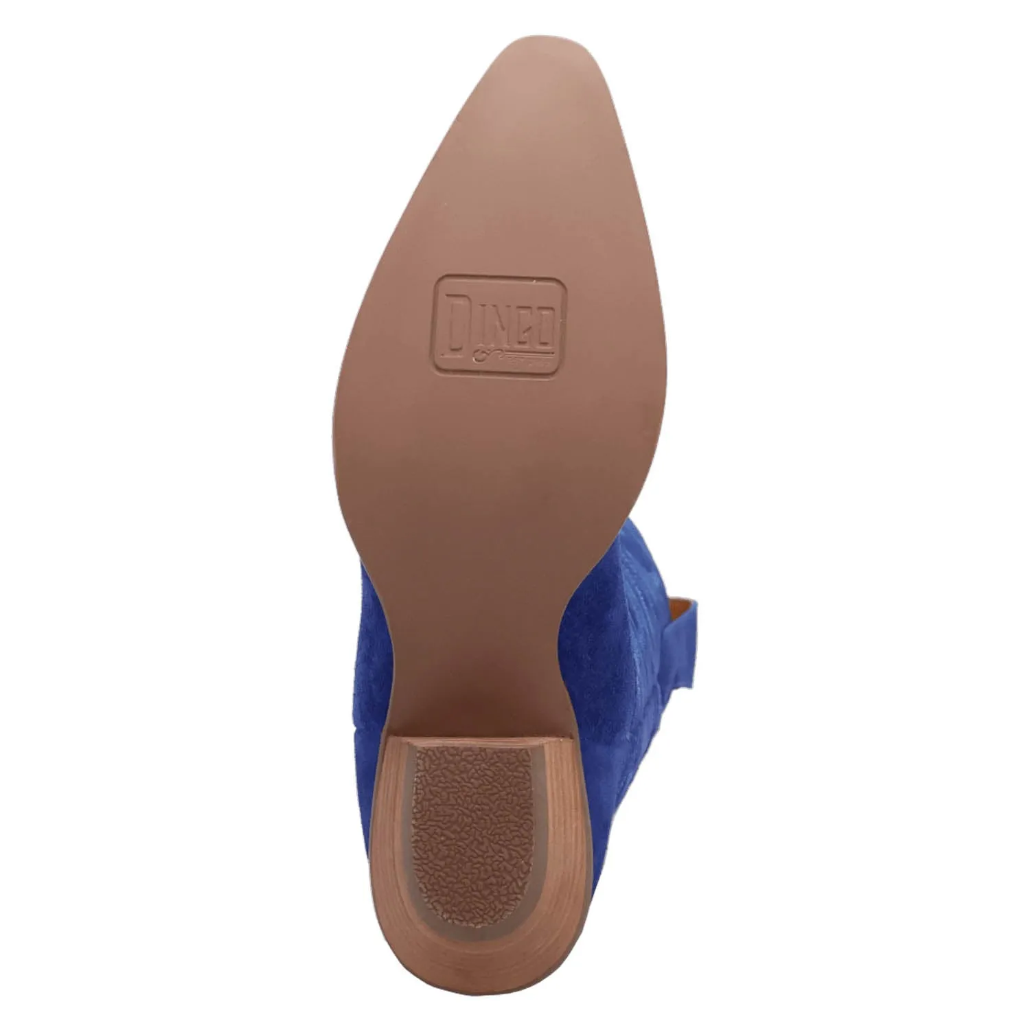 Dingo Womens Movin On Blue Suede Cowboy Boots