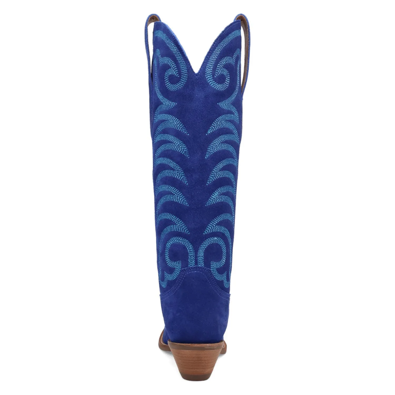 Dingo Womens Movin On Blue Suede Cowboy Boots