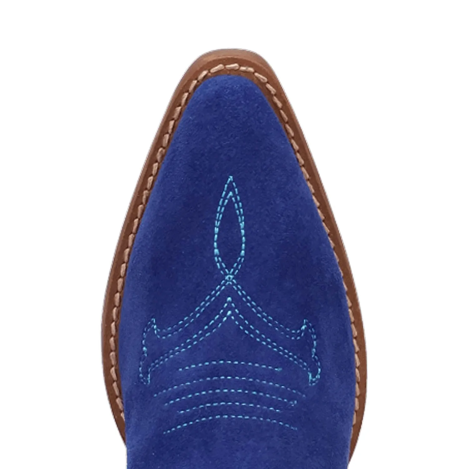 Dingo Womens Movin On Blue Suede Cowboy Boots