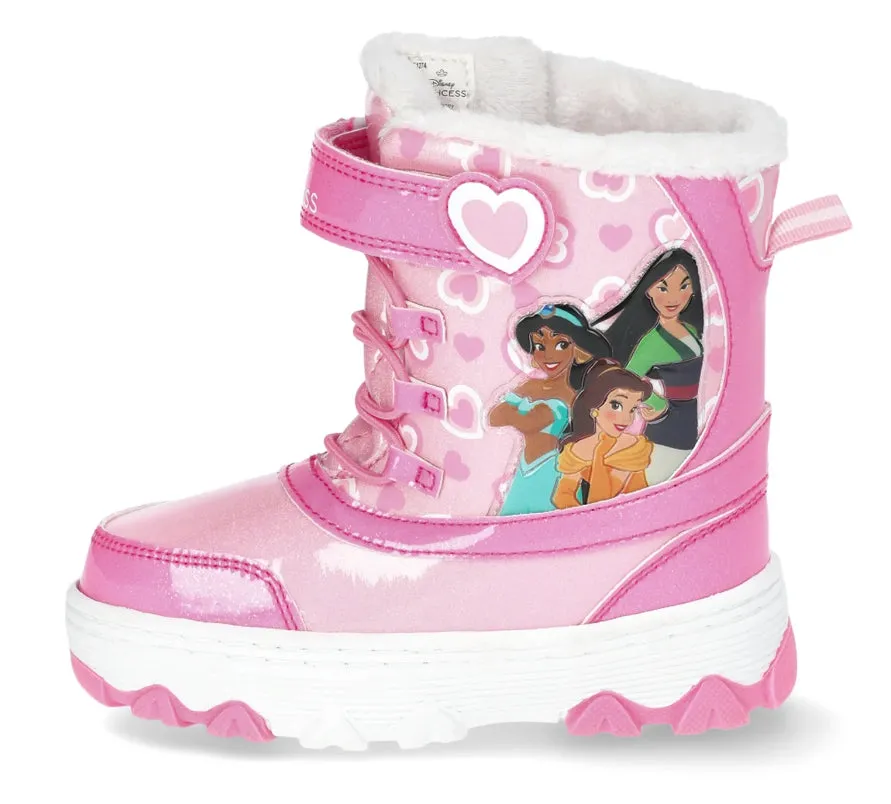 Disney Toddler Girls Princesses Snow Boots