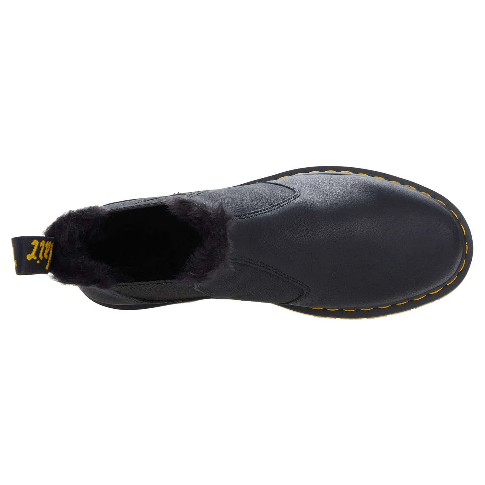 Dr. Martens 2976 Fur-Lined Ambassador Leather Unisex Chelsea Boots