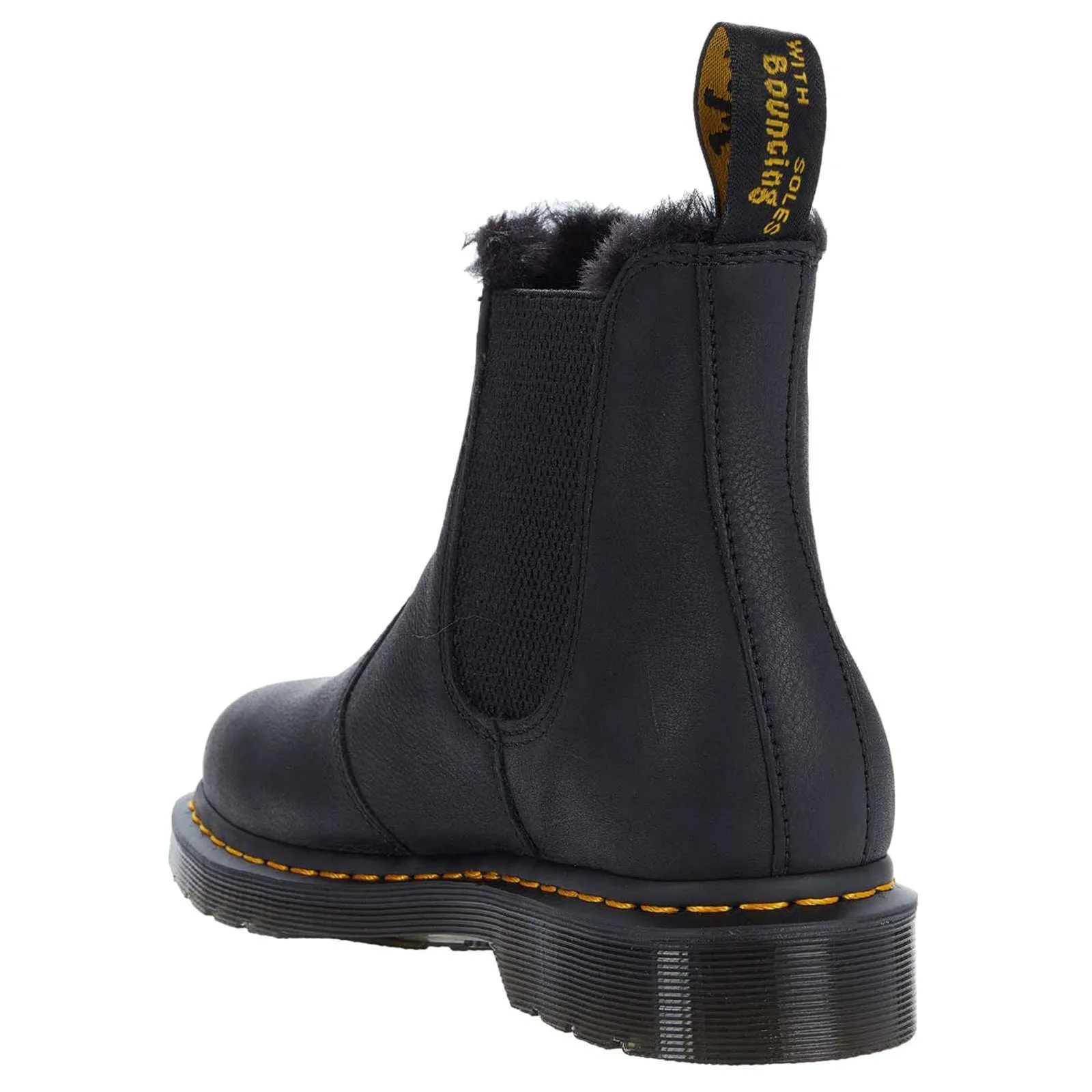 Dr. Martens 2976 Fur-Lined Ambassador Leather Unisex Chelsea Boots
