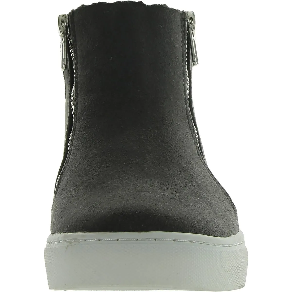 DV By Dolce Vita Womens Adelyne Faux Leather Flat Ankle Boots