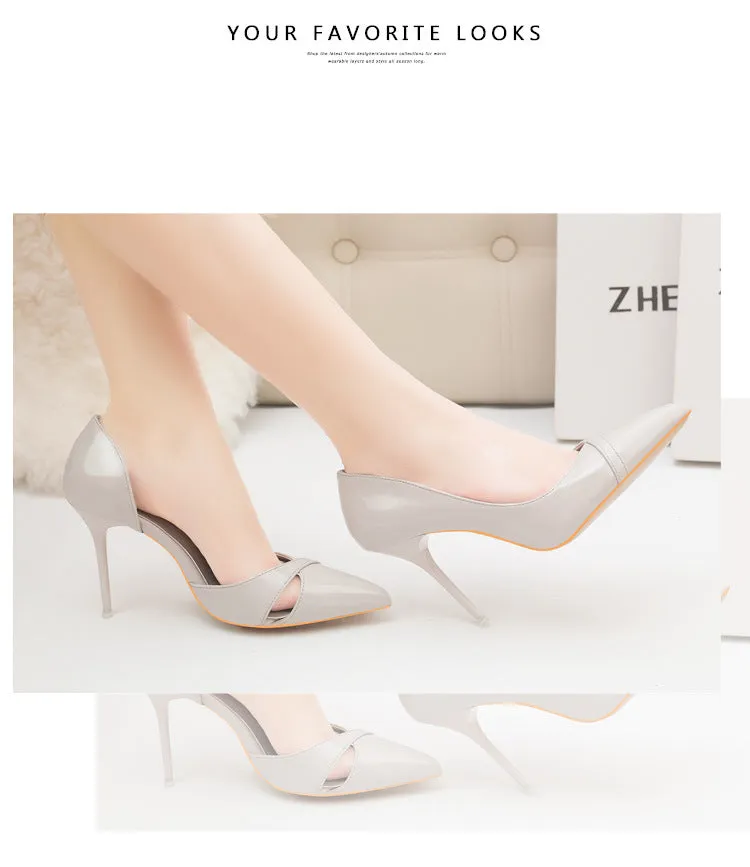 Fashionable and minimalist high heels