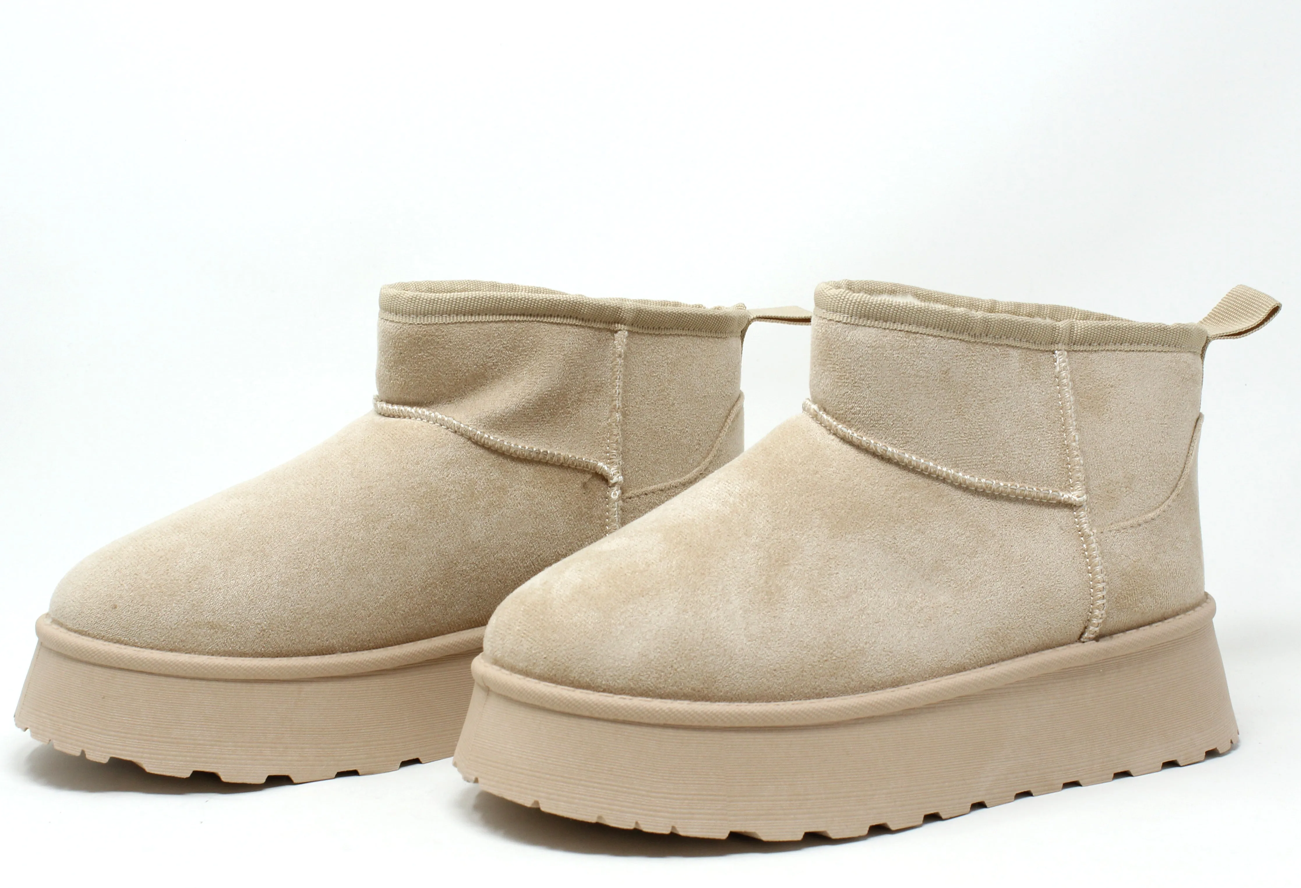 Faux Fur Lined Platform Boot