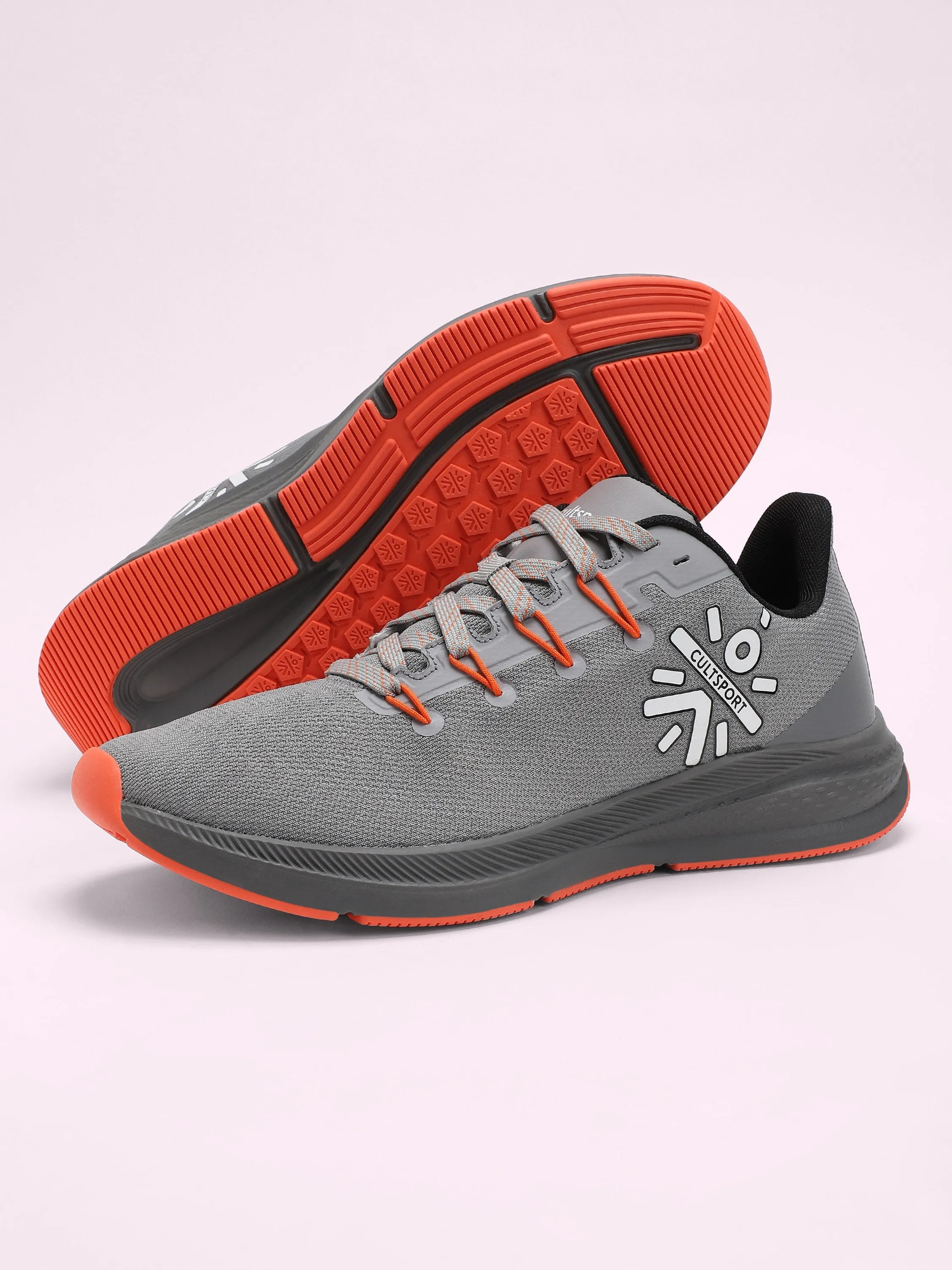 Firebird Men Running Shoes - Grey/Orange