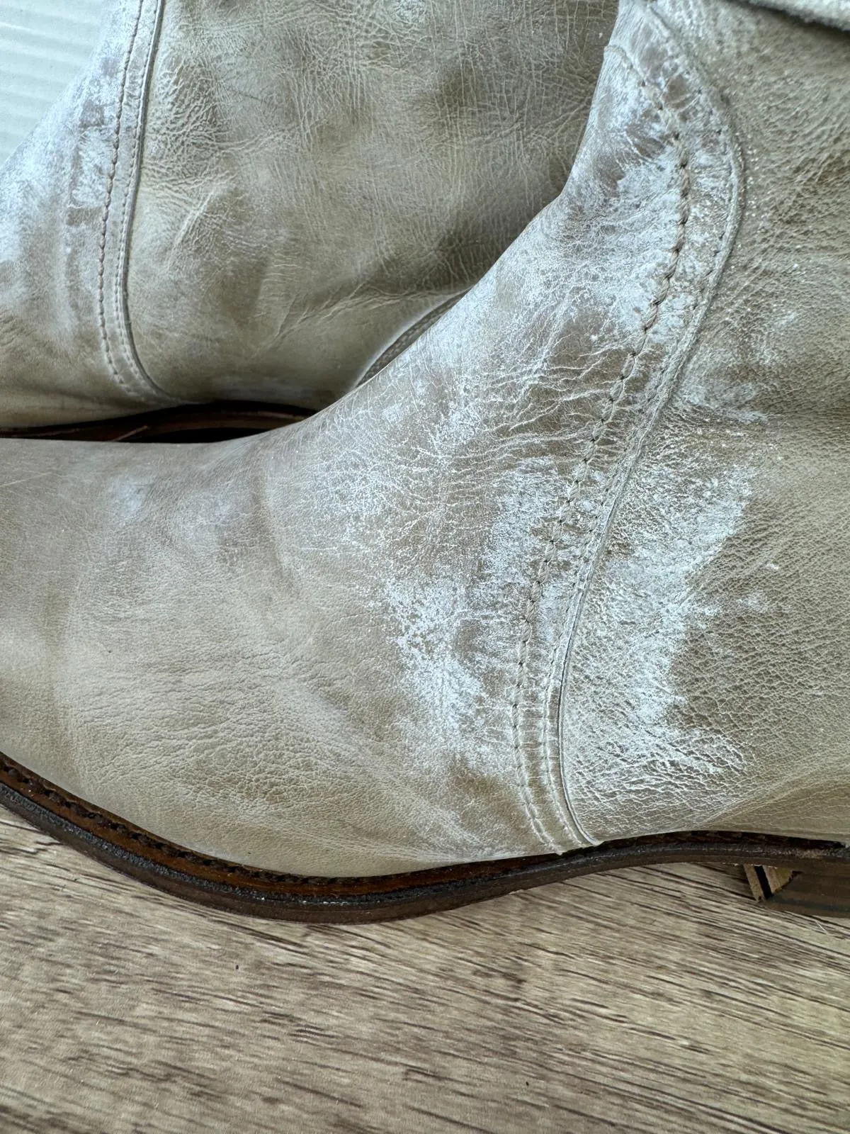 FRYE DORADO TALL DISTRESS LEATHER RIDING BOOTS DISTRESS