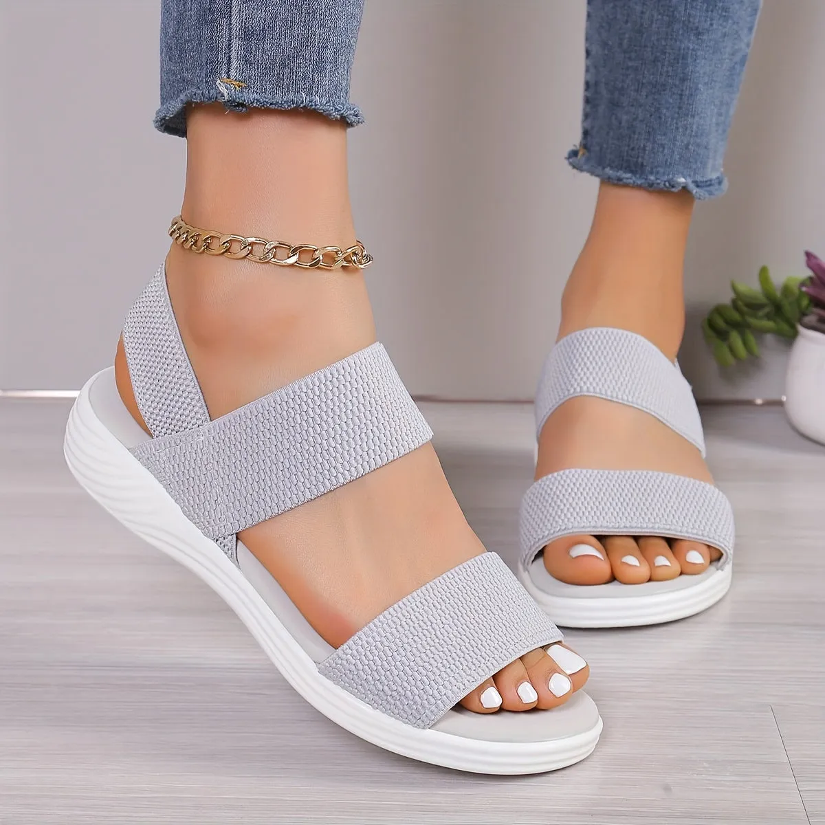 GAIA™ - LIGHTWEIGHT STRETCH SANDALS