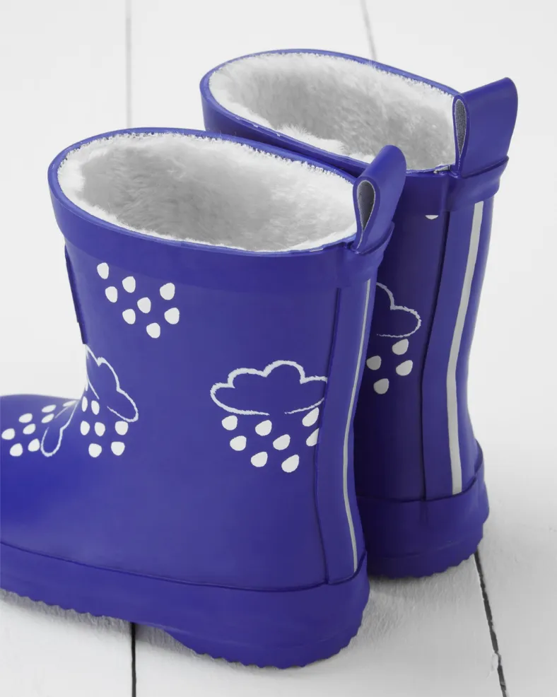 Grass & Air Wellies | Teddy Colour Changing | Ink Blue